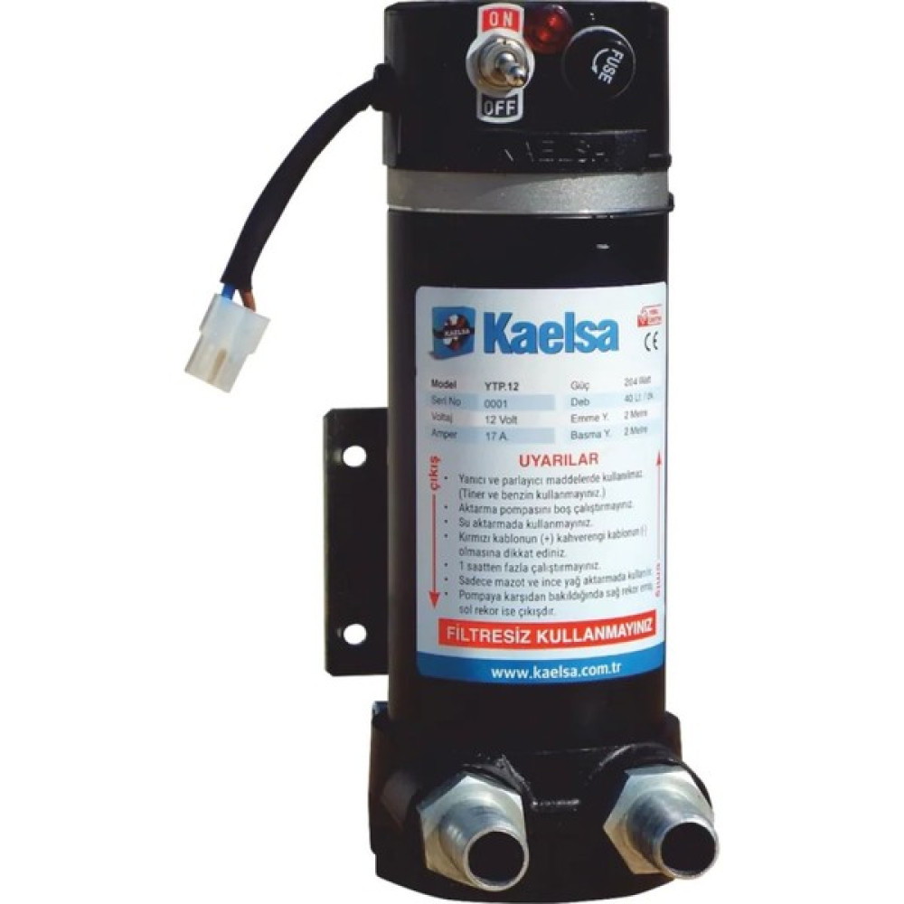 Kaelsa 12 Volt Mazot ve Yağ Aktarma Pompası Su Motoru Fiyatı
