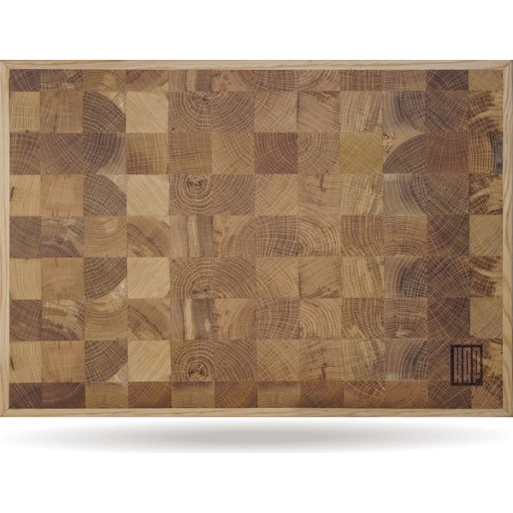 Kaf Ahşap Kesme Tahtası Meşe (End-Grain) Büyük Boy / KKT-ME3550-END-01 Kesme Tahtaları / Kesim Tablaları Fiyatı