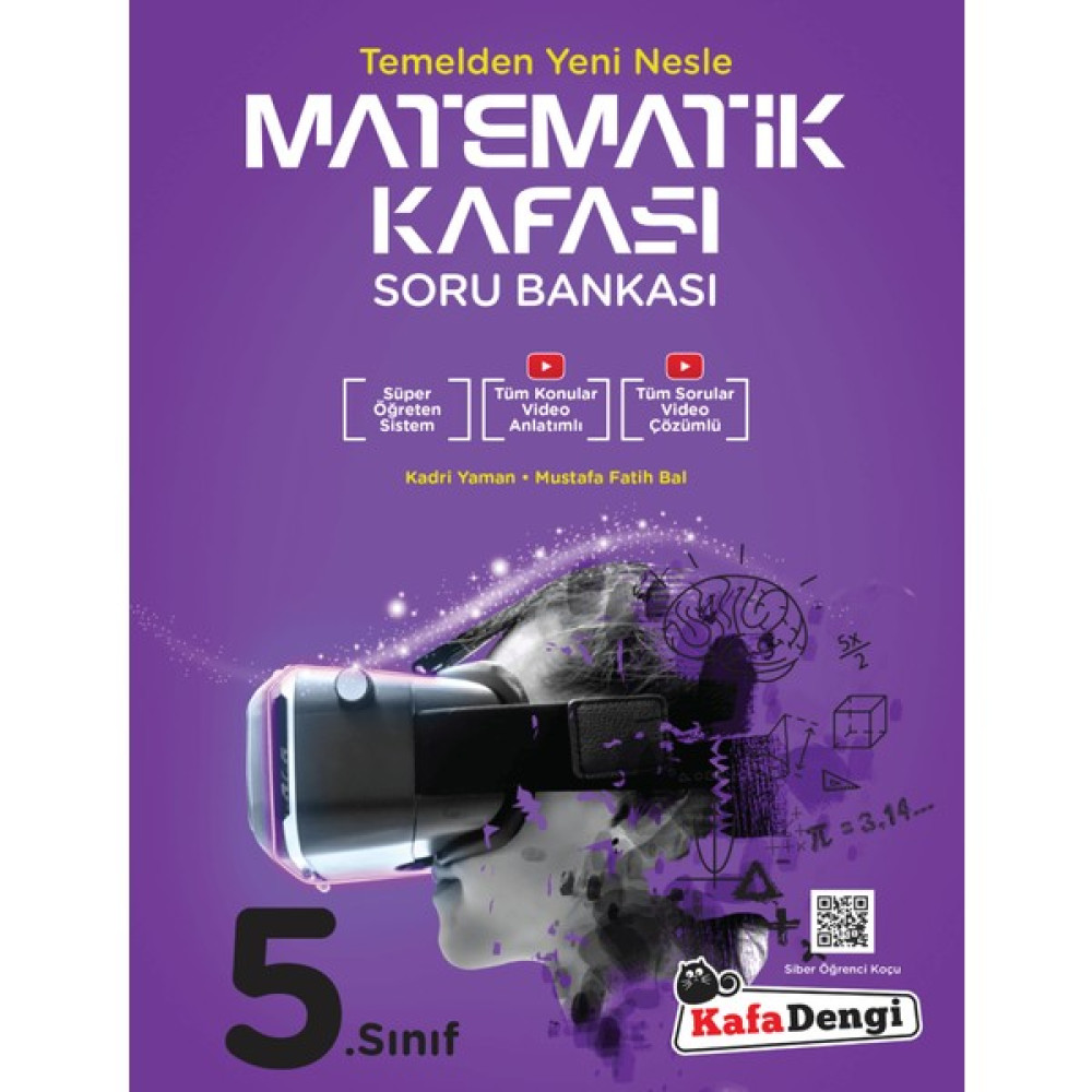 Kafa Dengi Yayınları 5.Sınıf Matematik Kafası Soru Bankası (Tümü Video Çözümlü) Matematik Fiyatı
