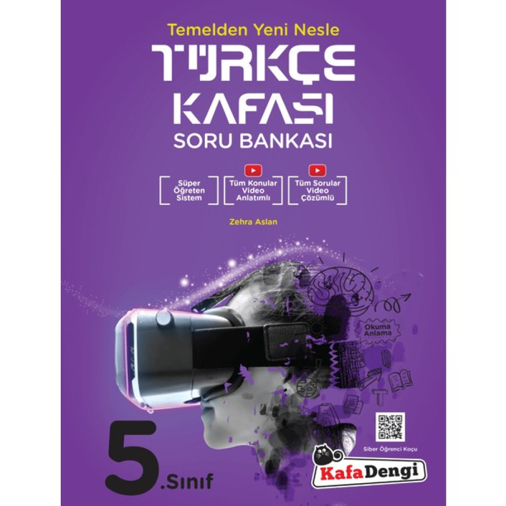 Kafa Dengi Yayınları 5.Sınıf Türkçe Kafası Soru Bankası (Tümü Video Çözümlü) Türkçe Fiyatı