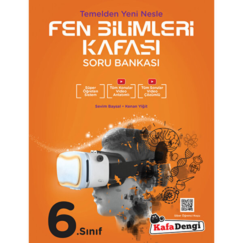 Kafa Dengi Yayınları 6.Sınıf Fen Bilimleri Kafası Soru Bankası (Tümü Video Çözümlü) Fen - Bilişim ve Teknoloji Fiyatı