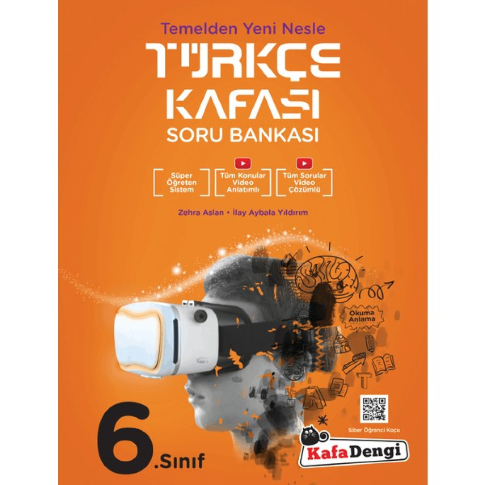 Kafa Dengi Yayınları 6.Sınıf Türkçe Kafası Soru Bankası (Tümü Video Çözümlü) Türkçe Fiyatı