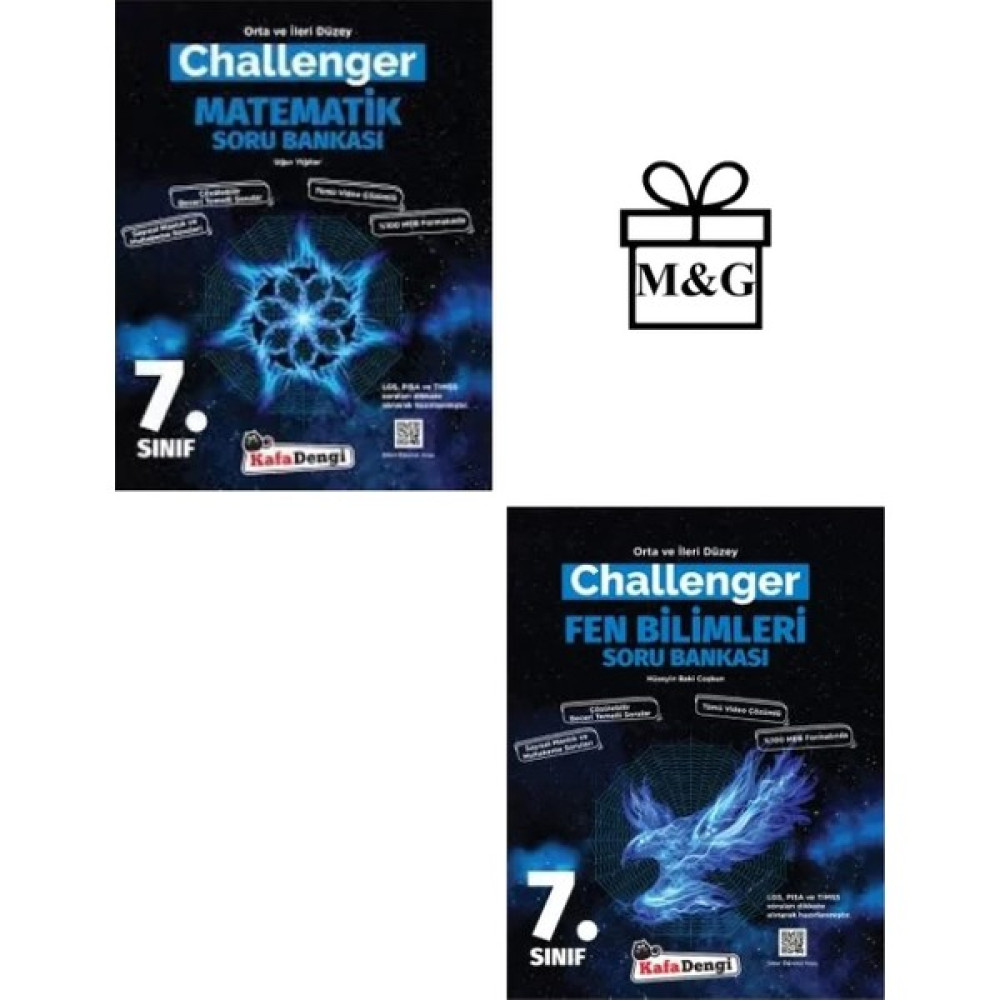 Kafa Dengi Yayınları 7.sınıf Challenger Matematik ve Fen Bilimleri Soru Bankası Tüm Dersler Fiyatı