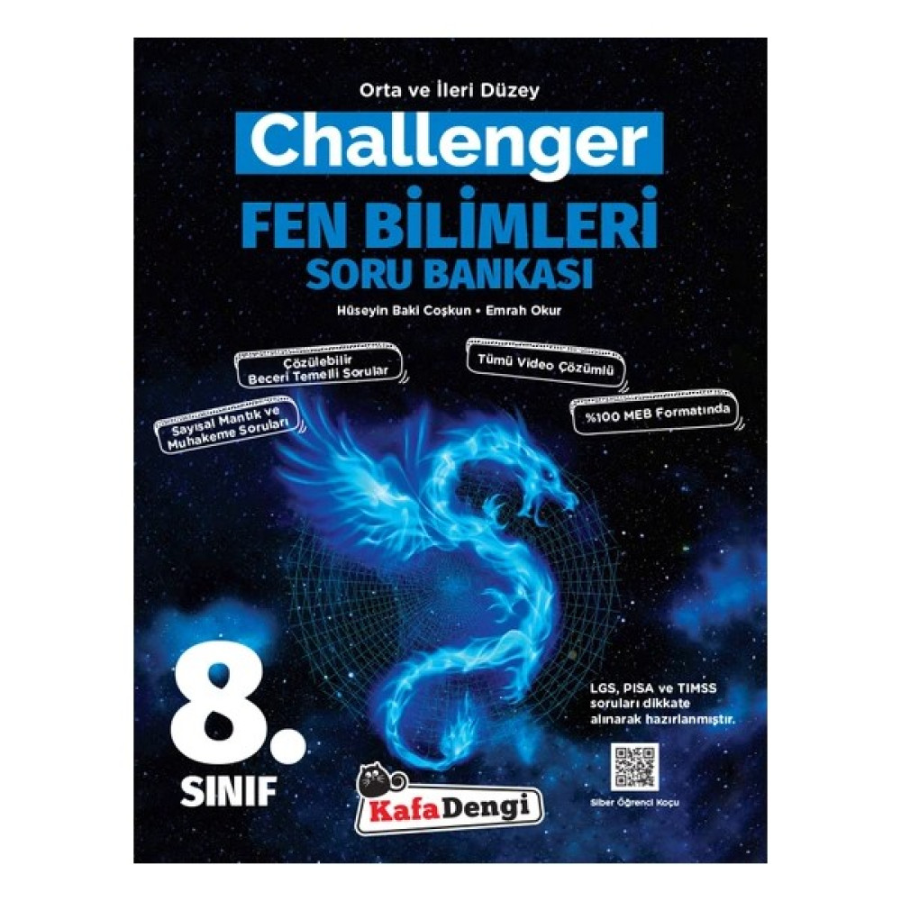 Kafa Dengi Yayınları 8. Sınıf LGS Challenger Fen Bilimleri Soru Bankası Kaynak Kitapları Fiyatı