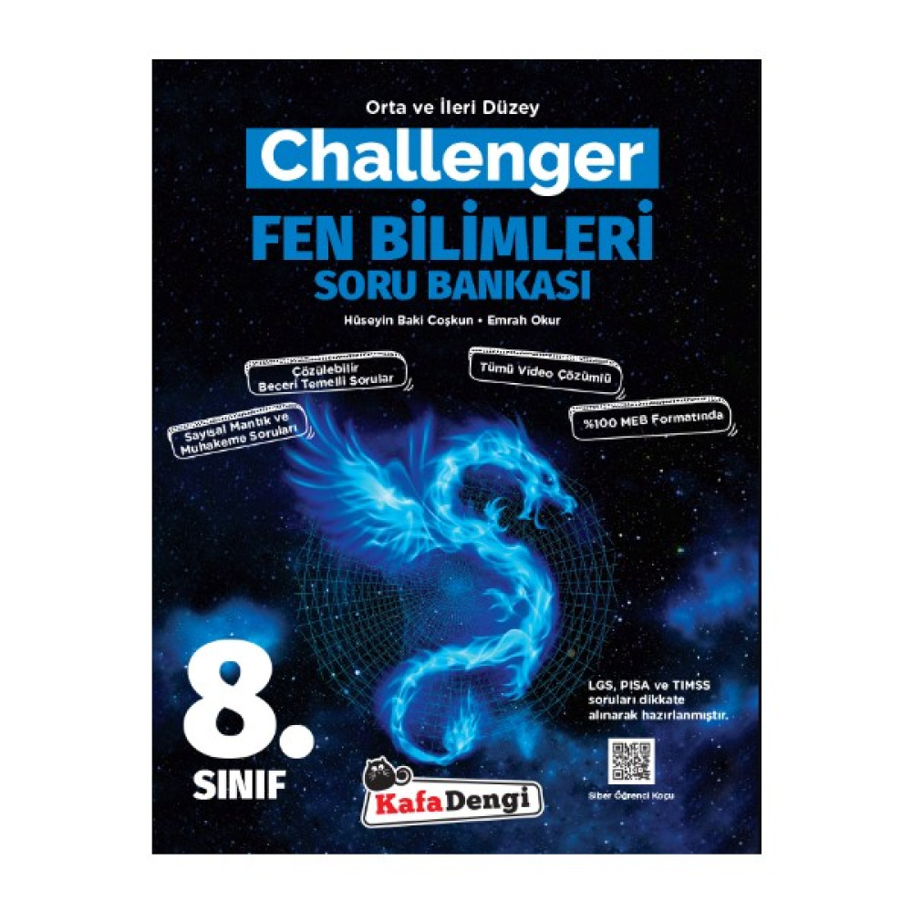 Kafa Dengi Yayınları 8. Sınıf LGS Challenger Fen Bilimleri Soru Bankası - Yeni Kaynak Kitapları Fiyatı