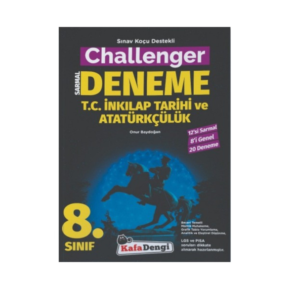 Kafa Dengi Yayınları 8. Sınıf LGS Challenger Inkılap Tarihi Sarmal Deneme Kaynak Kitapları Fiyatı