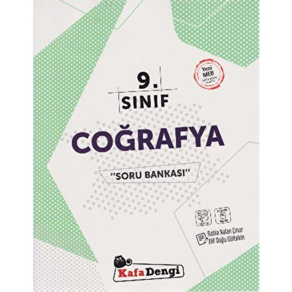 Kafa Dengi Yayınları 9. Sınıf Coğrafya Soru Bankası - Rabia Nalan Çınar - Elif Doğu Gültekin Coğrafya Fiyatı