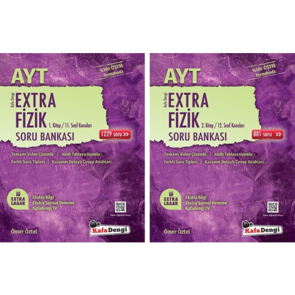 Kafa Dengi Yayınları Kafadengi AYT Fizik Extra 1 ve 2. Kitap Soru Bankası Seti 2 Kitap 2023 Temel Yeterlilik Testi (TYT) Fiyatı