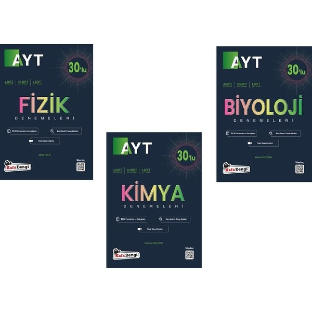 Kafa Dengi Yayınları Kafadengi AYT Fizik Kimya Biyoloji Branş Deneme Seti 2022 Temel Yeterlilik Testi (TYT) Fiyatı