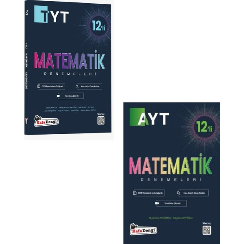 Kafa Dengi Yayınları Kafadengi TYT AYT Matematik Branş Deneme Seti 2022 Temel Yeterlilik Testi (TYT) Fiyatı
