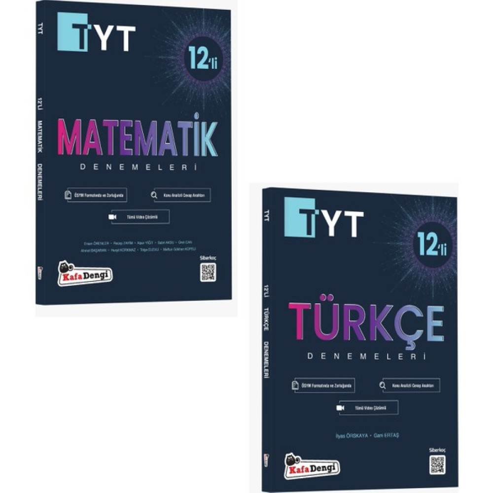 Kafa Dengi Yayınları Kafadengi TYT Matematik Türkçe Branş Deneme Seti 2022 Temel Yeterlilik Testi (TYT) Fiyatı