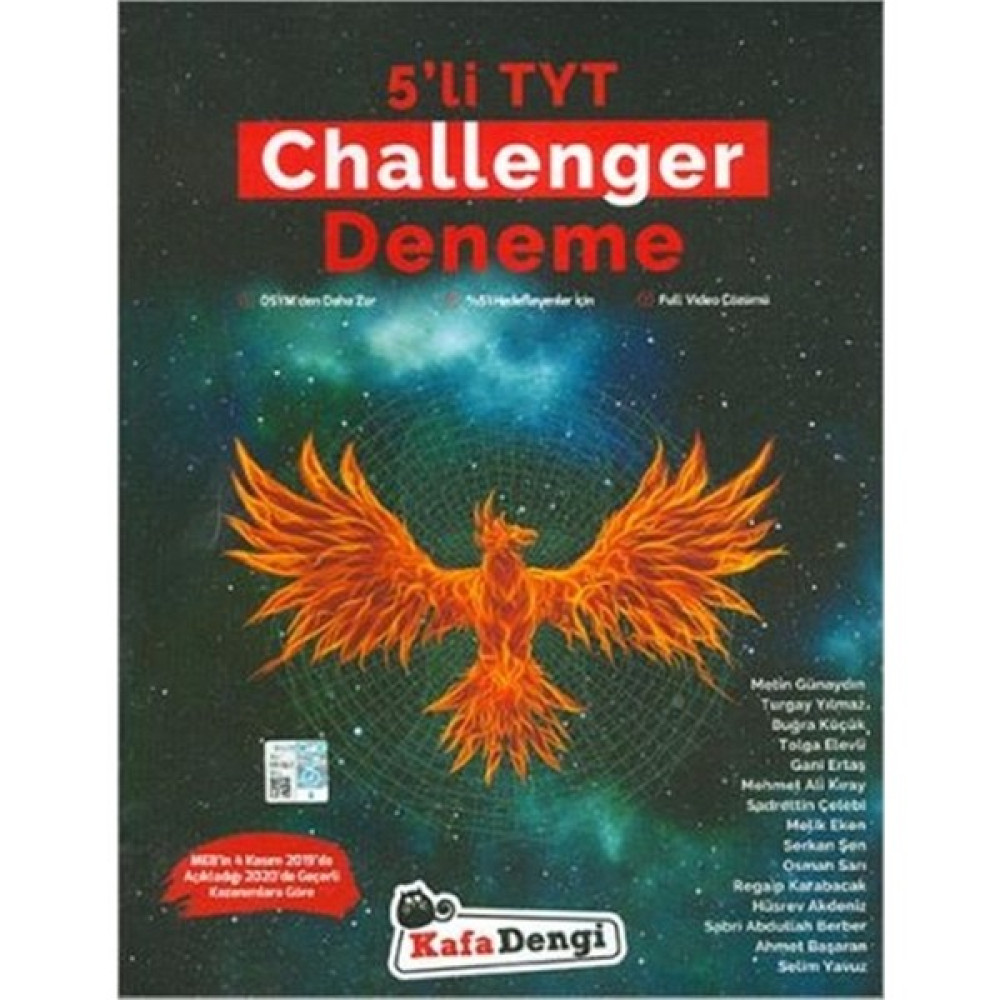 Kafa Dengi Yayınları TYT 5'li Challenger Deneme Kaynak Kitapları Fiyatı