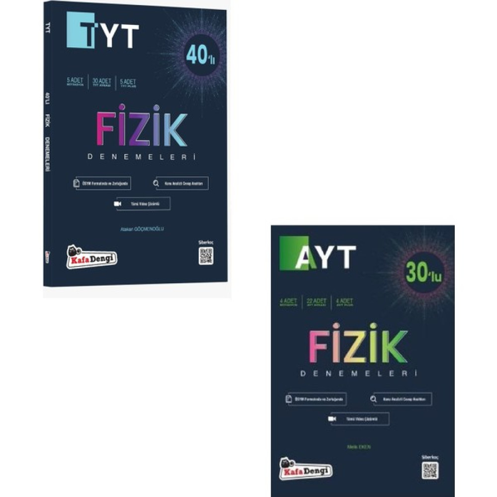 Kafa Dengi Yayınları TYT AYT 2022 Fizik Branş Denemesi Seti Temel Yeterlilik Testi (TYT) Fiyatı