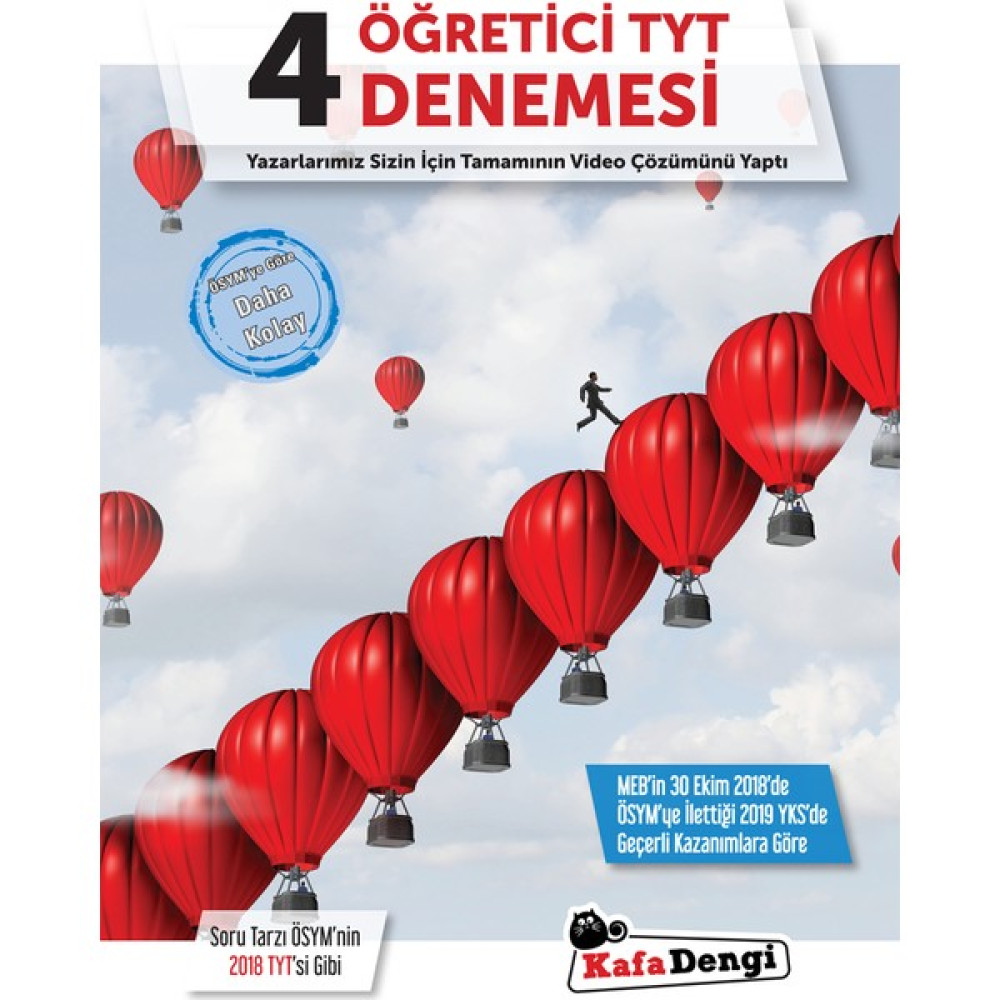 Kafa Dengi Yayınları Tyt Öğretici Deneme Sınavı / 4'Lü Paket (Kolay) Temel Yeterlilik Testi (TYT) Fiyatı
