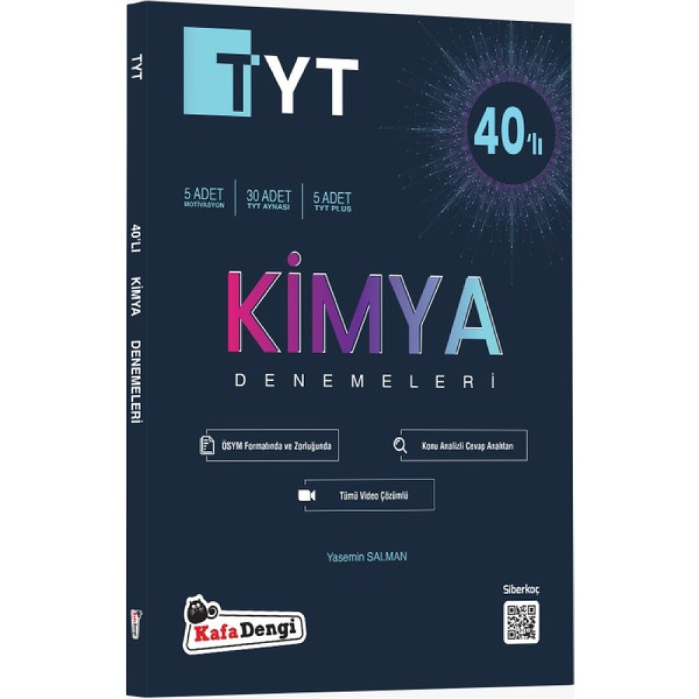 Kafadengi Tyt Kimya 40 Lı Branş Denemesi Yeni 2022 Temel Yeterlilik Testi (TYT) Fiyatı