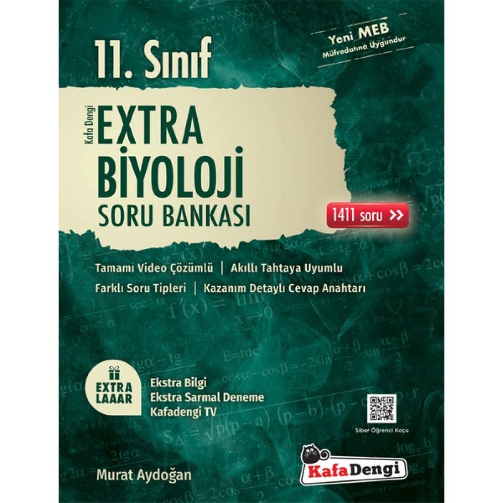Kafadengi Yayınları 11. Sınıf Extra Biyoloji Soru Bankası Kaynak Kitapları Fiyatı