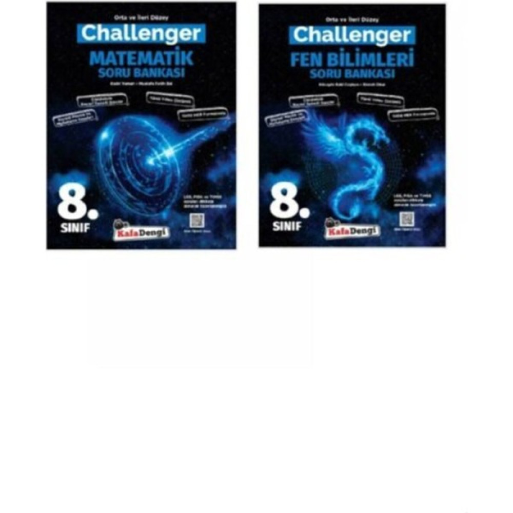 Kafadengi Yayınları 8. Sınıf LGS Zor Düzey Challenger Serisi Sayısal Set Tüm Dersler Fiyatı