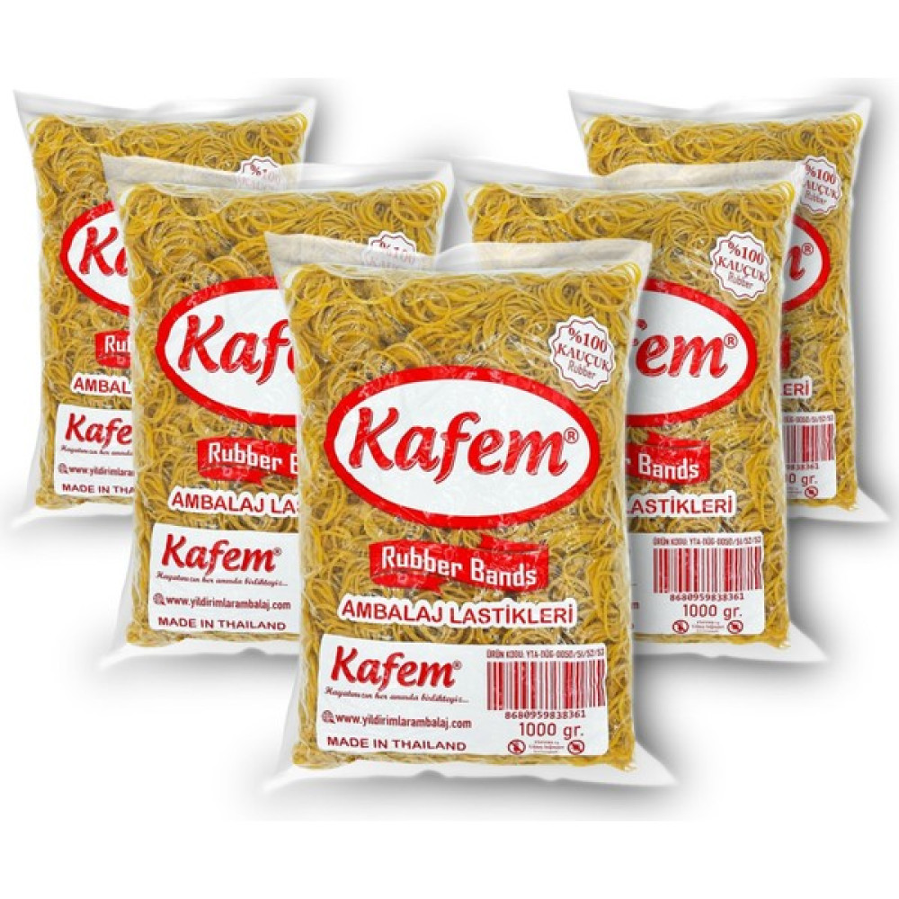 Kafem Ambalaj Lastiği 40 mm 5 Paket x 1000 Gram Ofis Malzemeleri Fiyatı