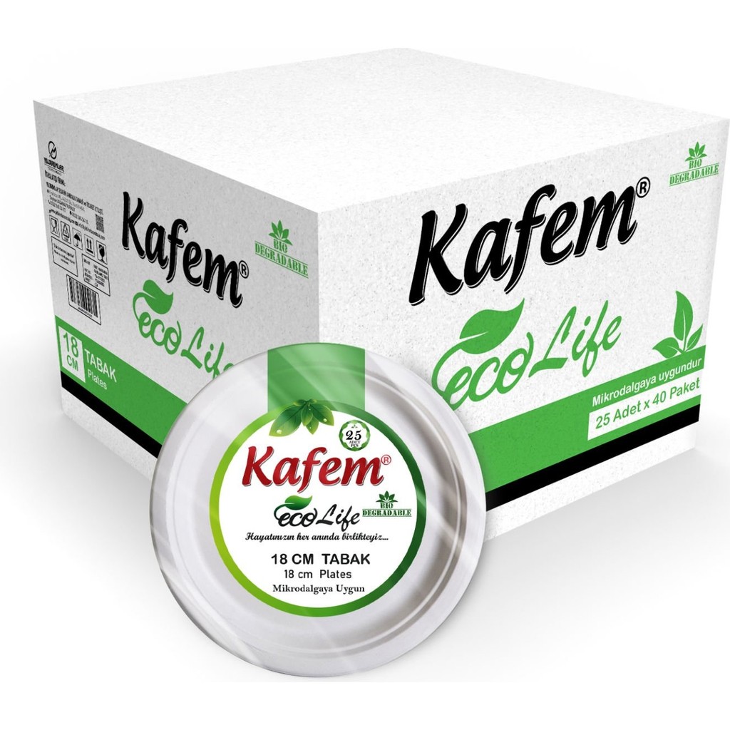 Kafem Ekolojik Karton Tabak 18 cm 25 Li x 40 Paket (Koli) SSD / Solid State Drive Fiyatı