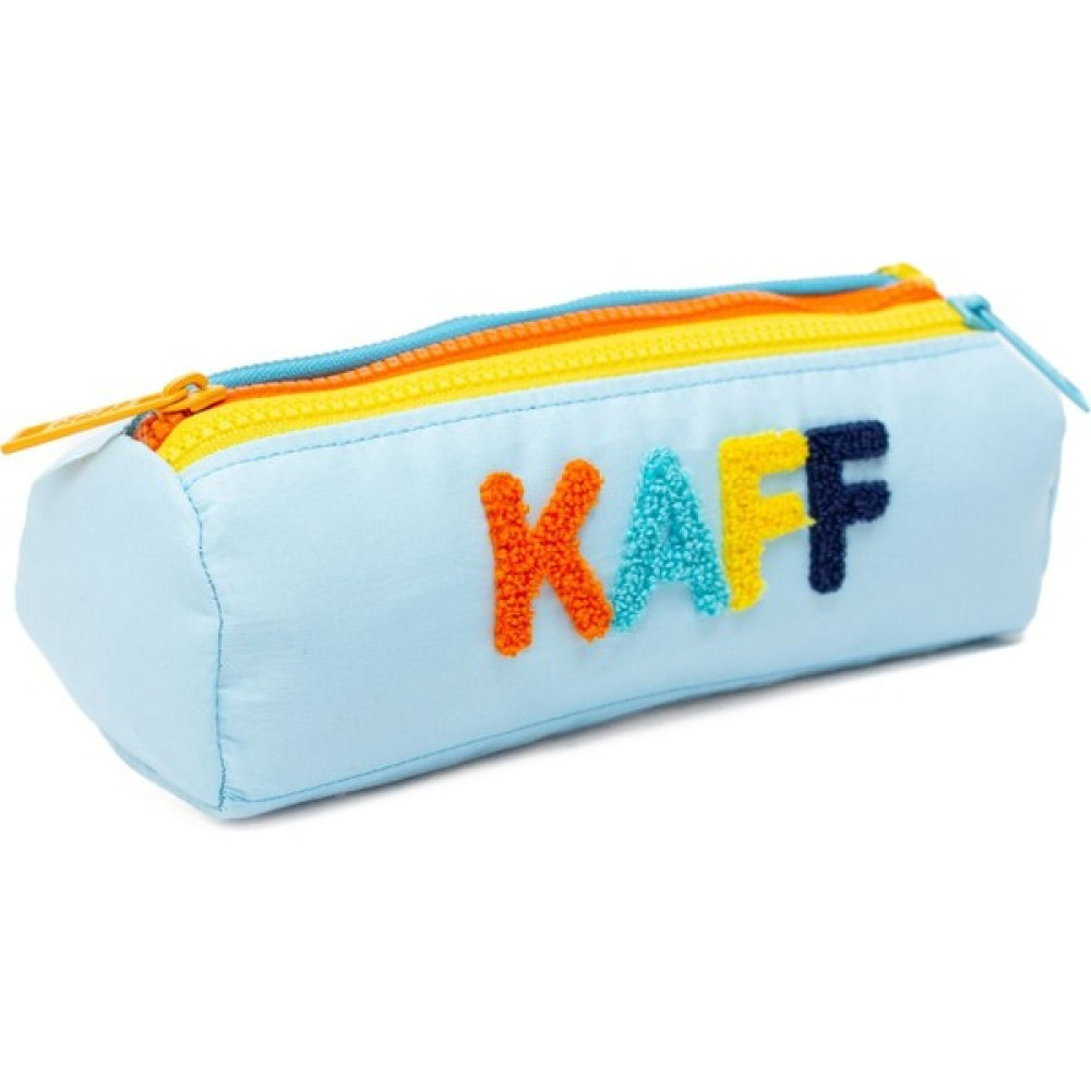 Kaff 01109 Buz Mavi Üç Gözlü Renkli Fermuar Su Geçirmez Bondit Kumaş Peluş Baskılı Kalem Kutusu Kalemlik Kalemlik (Kalem Kutusu) Fiyatı