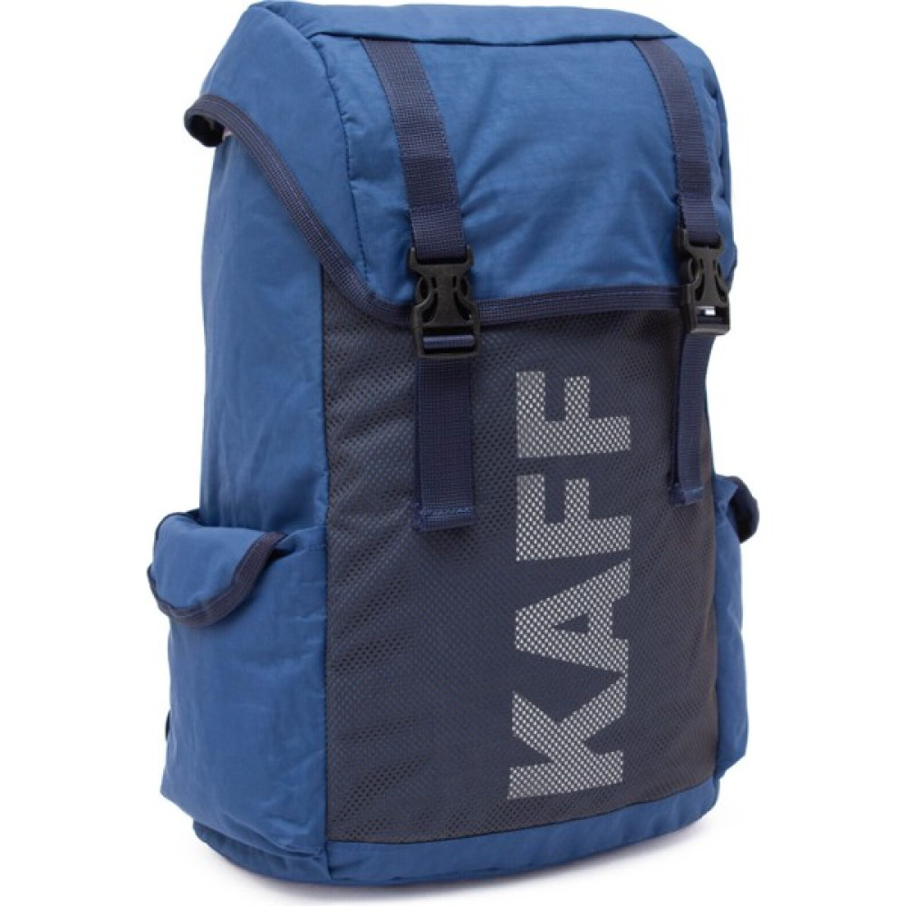 Kaff Logolu Mavi Unisex Krinkıl Kumaş Suya Dayanıklı Büzgülü Seyahat Spor Outdoor Okul Sırt Çantası Erkek Spor Çanta Fiyatı