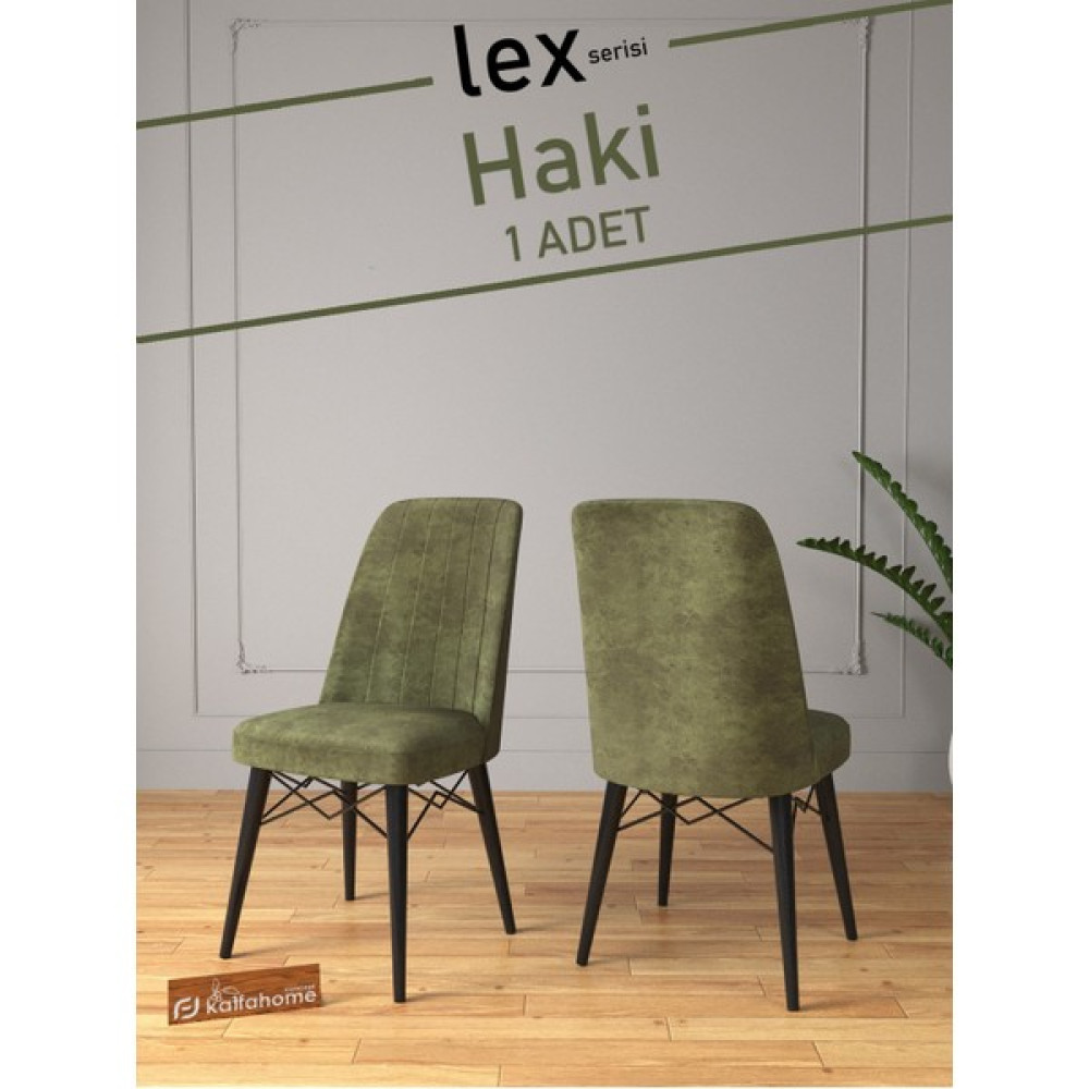 Kaffa Home Lex Mutfak Sandalyesi , Yemek Odası Sandalyesi , Bahçe Sandalyesi 1 Adet - Haki Masa - Sandalye & Tabure Fiyatı