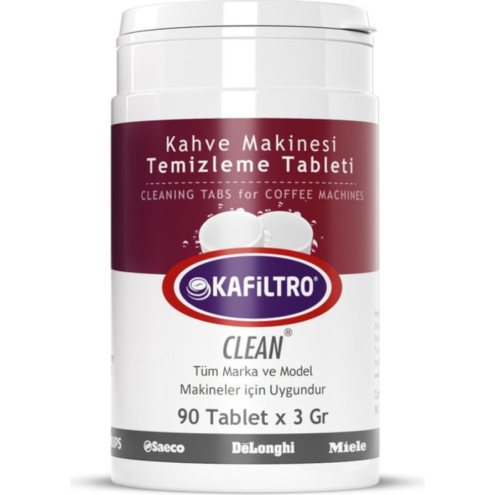 Kafiltro Kahve Makinesi Temizleme Tableti 3 gr 90 Adet - 90 gr Diğer Fiyatı
