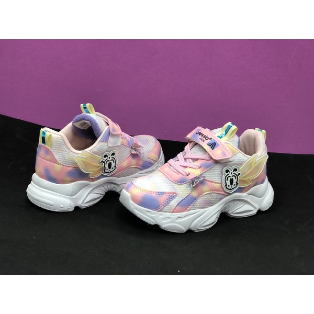 KAFKASLAR AYAKKABI Kız Çocuk Kelebek Desenli Renkli Ortopedik Sneakers Spor Ayakkabı Kız Çocuk Günlük Ayakkabısı Fiyatı