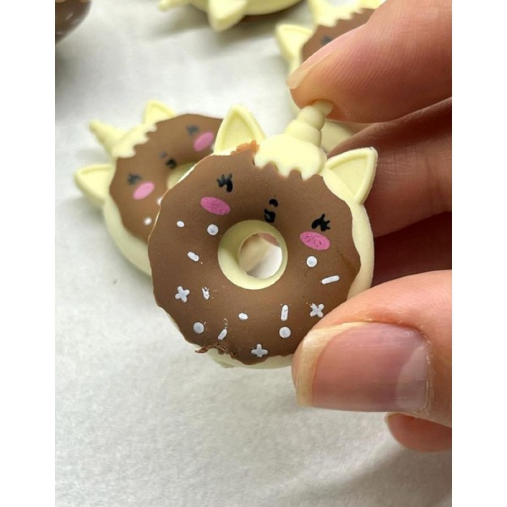 Kağıt Gemi Dükkan Kawaii Donut Kahverengi Silgi - Açık Beyaz - 1 Silgi Fiyatı