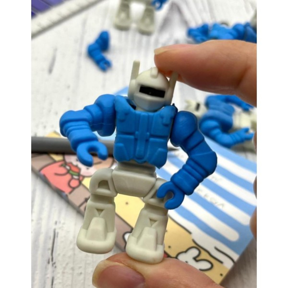 Kağıt Gemi Dükkan Kawaii Mavi Robot Silgi Silgi Fiyatı