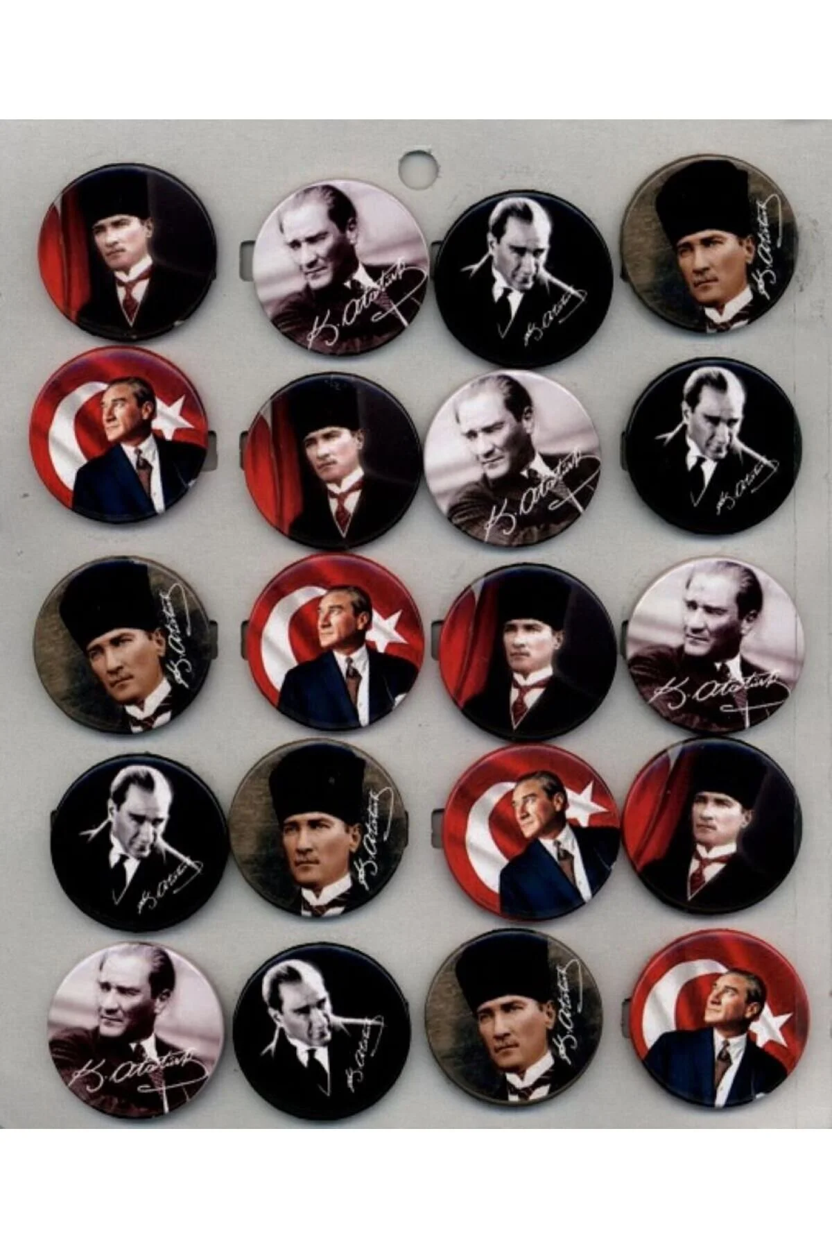 Kağıtay 20 Adet Atatürk Rozeti" Rozet Fiyatı