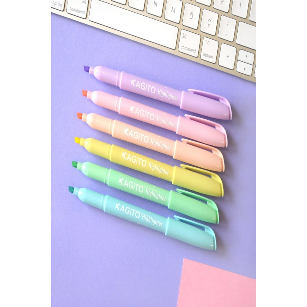 kagito Pastel Highlighter Kalem Seti 6’lı Fosforlu Kalem Fiyatı