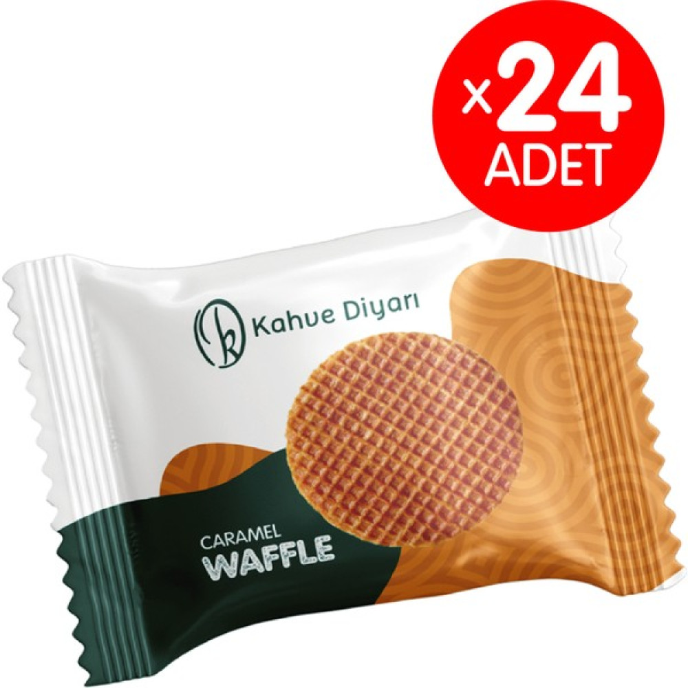 Kahve Diyarı Caramel Waffle x 24 Adet - 72 Gramlık 2’li Karamel Dolgulu Waffle - 1 Adet Oto Boyaları Fiyatı