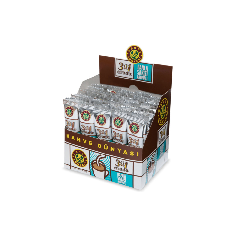 Kahve Dünyası 3ü 1 Arada Damla Sakızlı Kahve 18 gr 40li Paket Kahve Fiyatı