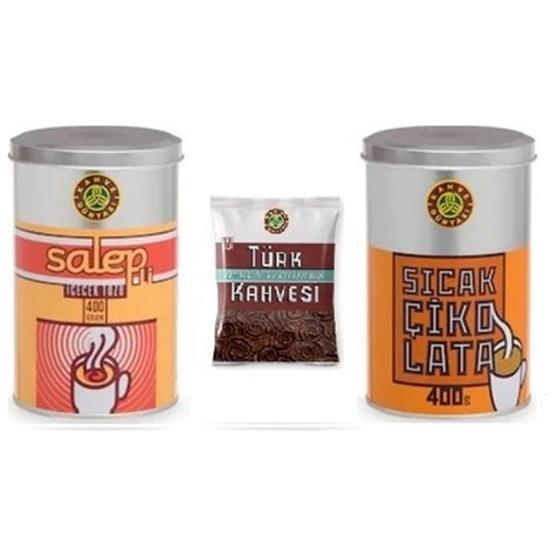Kahve Dünyası 400 gr Salep ve Sıcak Çikolata+ 100 gr Türk Kahvesi Sıcak Toz İçecek Fiyatı