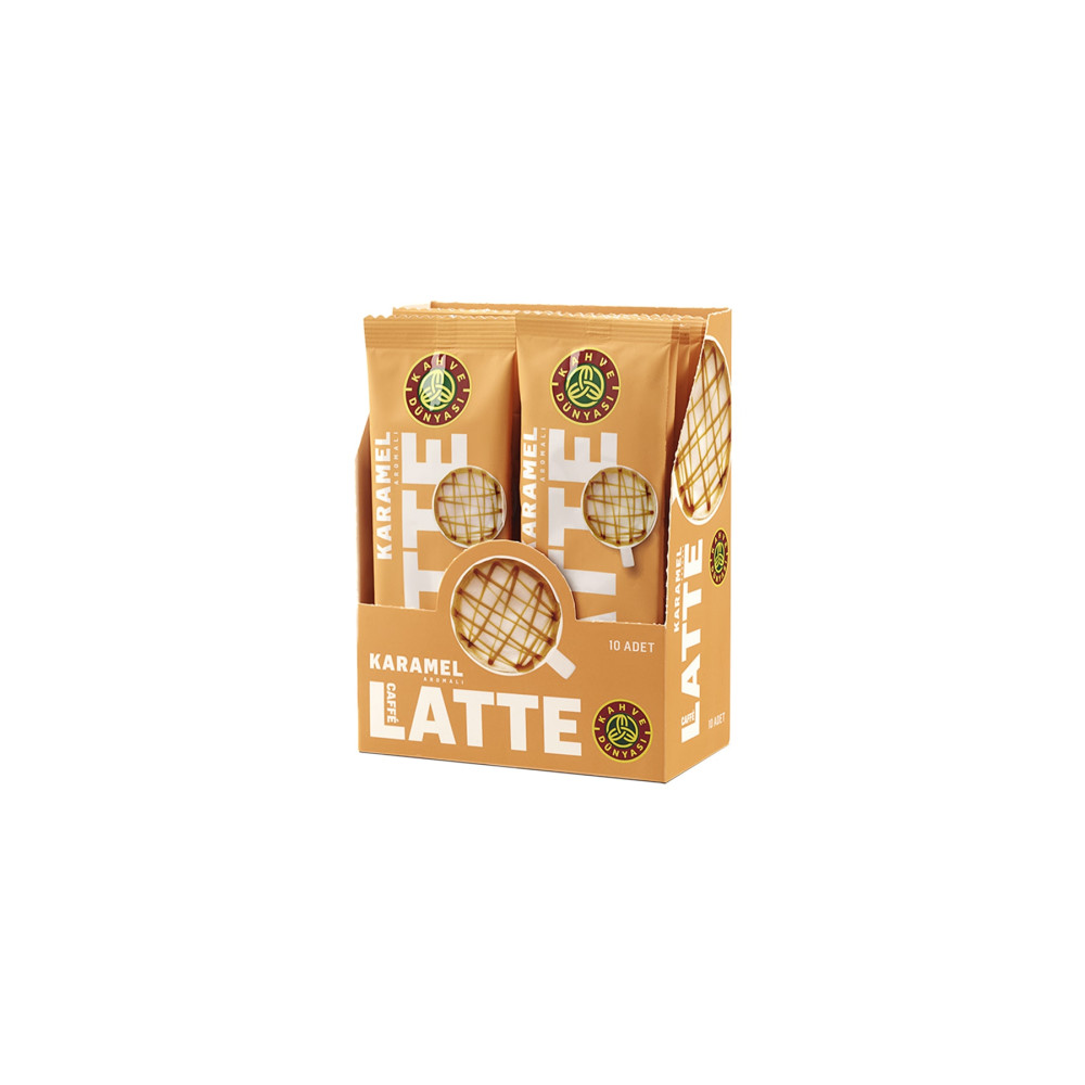 Kahve Dünyası Özel Seri Sıcak Karamel Aromalı Caffe Latte 10lu Kahve Fiyatı