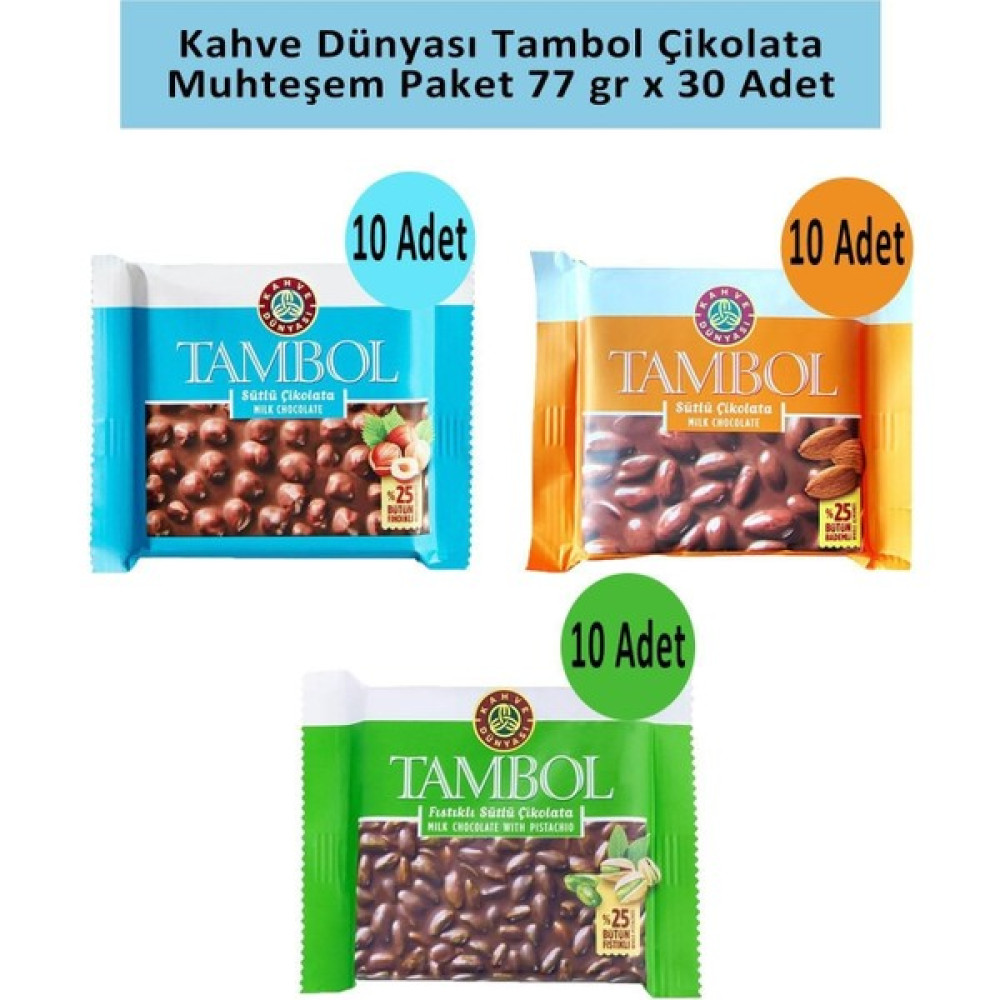Kahve Dünyası Tambol Muhteşem Paket 77 gr x 30 Adet Oto Boyaları Fiyatı