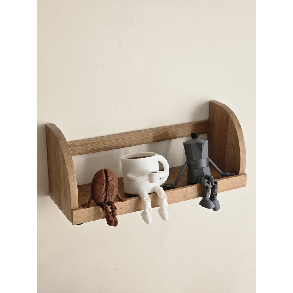 Kahve Köşesi Sevimli Biblo Seti 3lü Kahve Çekirdeği, Beyaz Kahve Kupası, Moka Pot - Kahverengi - Beyaz Fincan / Bardak / Kahve Takımı Fiyatı