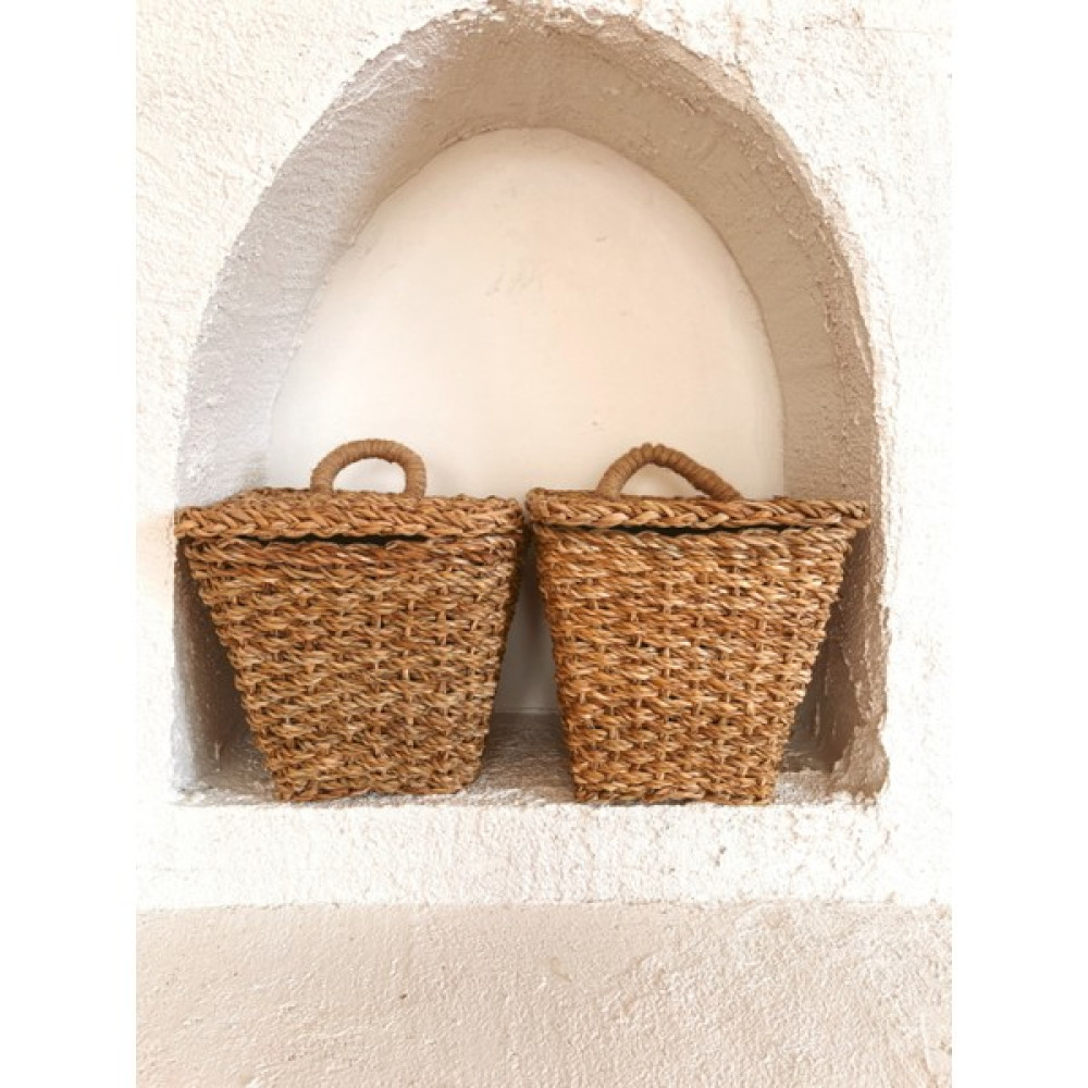 Kai Home 2li Hasır Kapaklı 26X26X23CM Patates ve Soğan Sepeti/sepet Saklama Kapları Fiyatı