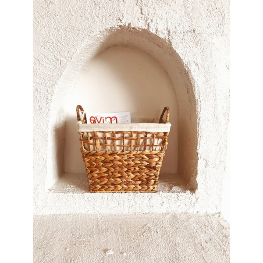 Kai Home Hasır Iç Korumalı Sağlam 33X25X26CM Düzenleyici/sepet/organizer Sepet Fiyatı