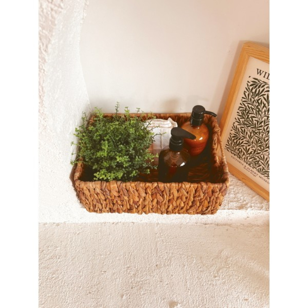 Kai Home Hasır Su Sümbülü Dikdörtgen 32X22X13CM Düzenleyici/sepet / Organizer Sepet Fiyatı