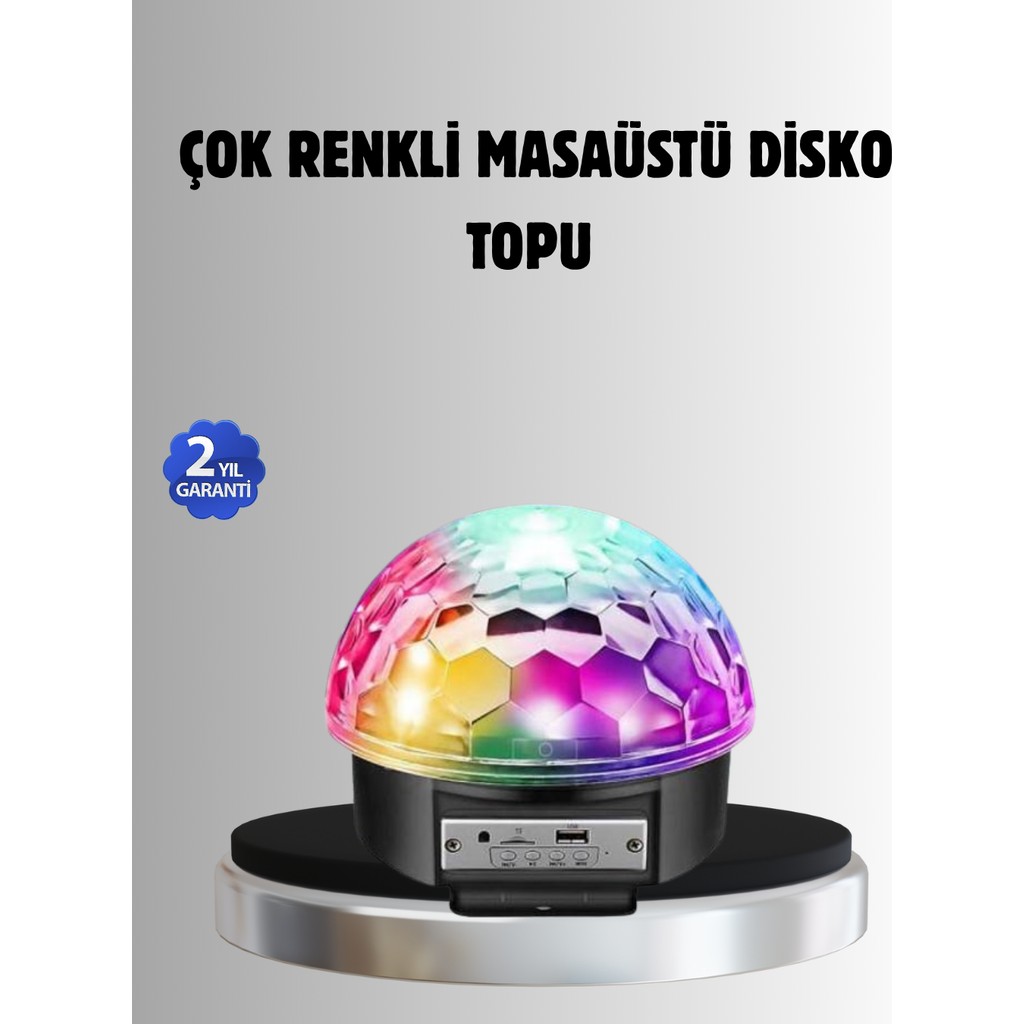 Kaia Life Bluetooth Kontrollü Masaüstü Disko Topu Işığı – Renkli LED Işık Gösterisi ve Uzaktan Kumanda TV Aksesuarları Fiyatı