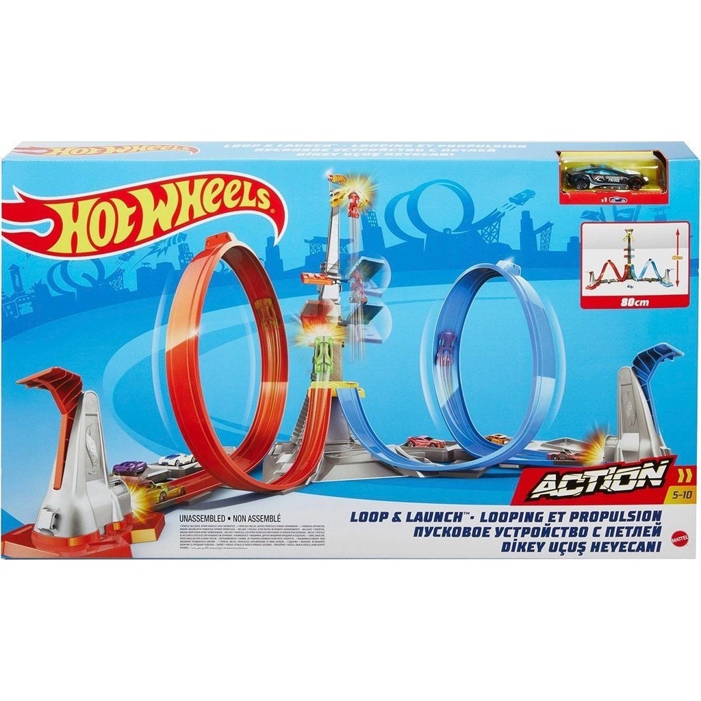 Kaia Life GRW39 Hot Wheels Dikey Uçuş Heyecan Yarış Seti Eğlenceli Oyun ve 1:64 Ölçekli Araba Diğer Fiyatı