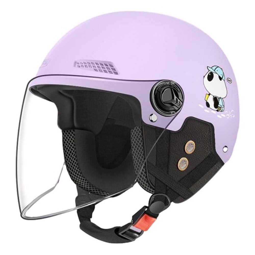 Kaixuan Çıkarılabilir Kulak Korumalı Kaixuan Sevimli Ayı 3c Kask (Yurt Dışından) - Mor - Standart Motorsiklet Kaskları Fiyatı