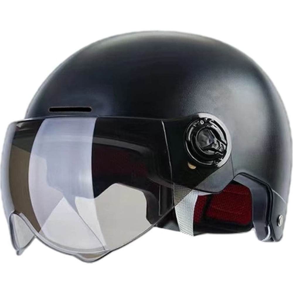 Kaixuan Güneş Koruma 3c Yarım Kask Motosiklet Emniyet Kaskı (Yurt Dışından) - Siyah - Standart Motorsiklet Kaskları Fiyatı