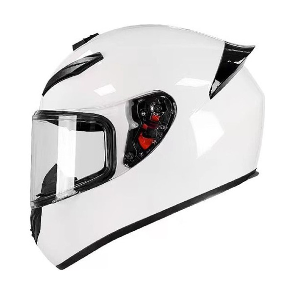 Kaixuan Süper Yarış Motosiklet Kaskı 3c Rider Motosiklet Tam Yüz Kask (Yurt Dışından) - 3XL - Beyaz Motorsiklet Kaskları Fiyatı