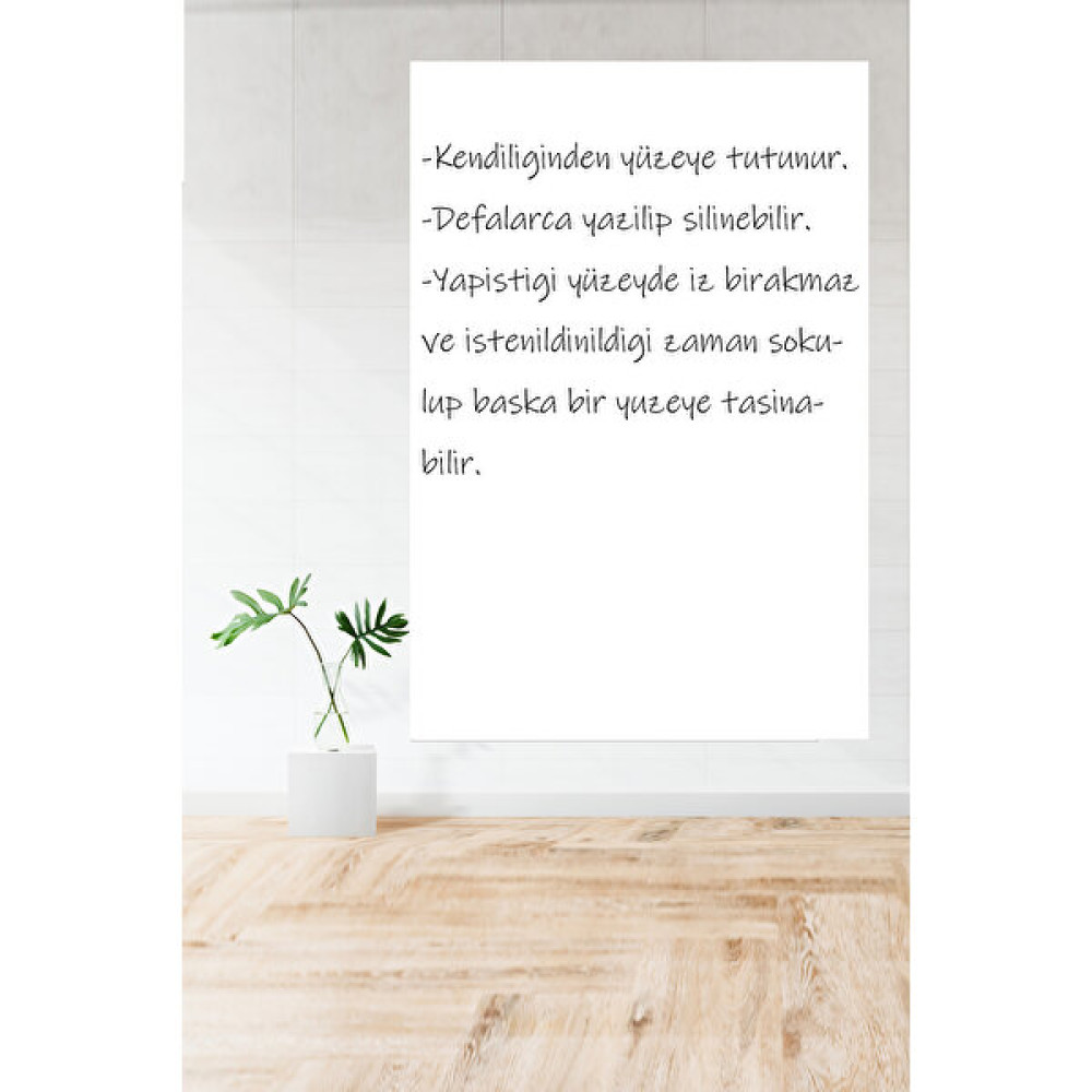 Kaizen Manyetik Yapışkanlı Beyaz Akıllı Kağıt Tahta 100x150 cm - 100 x 150 cm Yazı Tahtası Kalemi Fiyatı