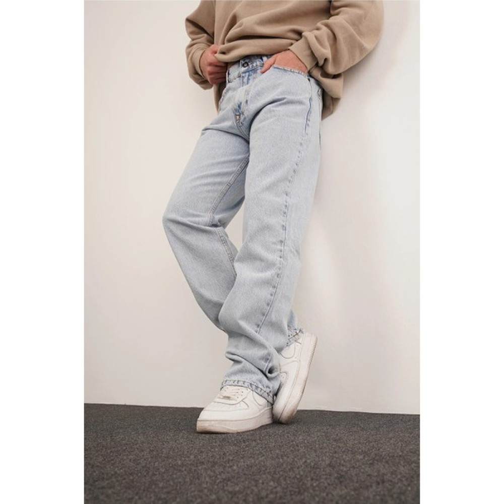 Kaizer Denim Buz Mavi Baggy Pantolon Erkek Pantolon Fiyatı