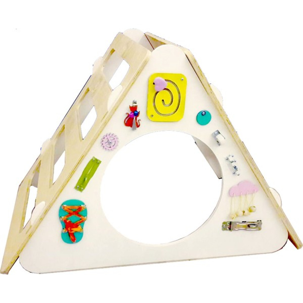 Kajuu Kids Tırmanma Üçgeni Pikler Triangle + Beceri Tahtası + Kaydırak Bebek Oyuncakları Fiyatı