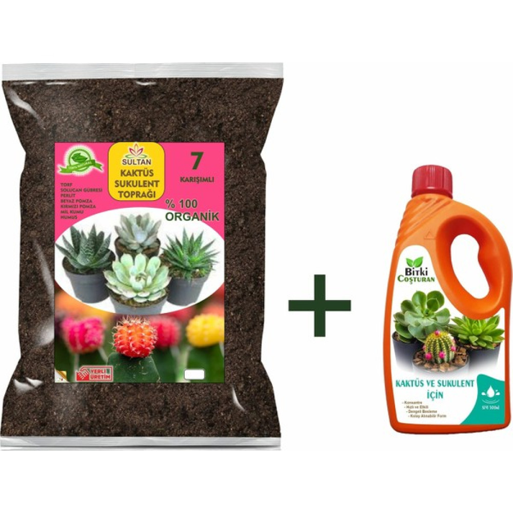 Kaktüs Sukulent Toprağı 3,5 lt + bitki coşturan Bitki Fiyatı